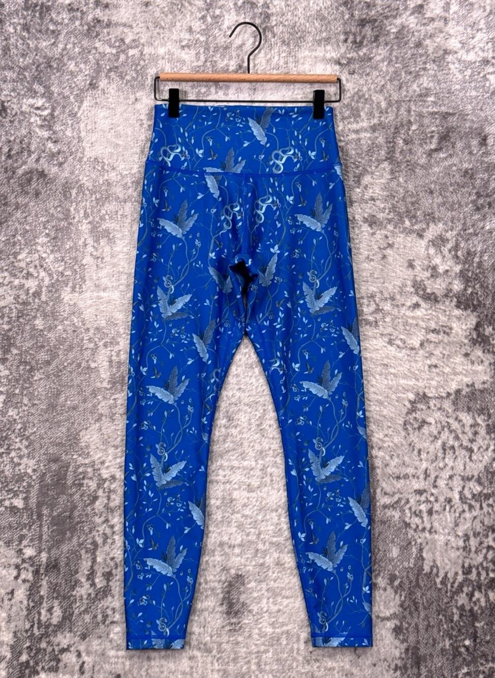 Greyson Golf Leggings Medium Womens Malibloom Luna Blue